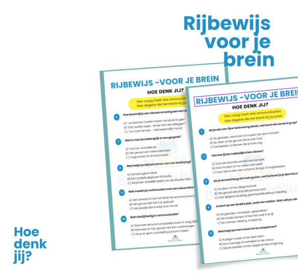 De gratis quiz Rijbewijs voor je brein