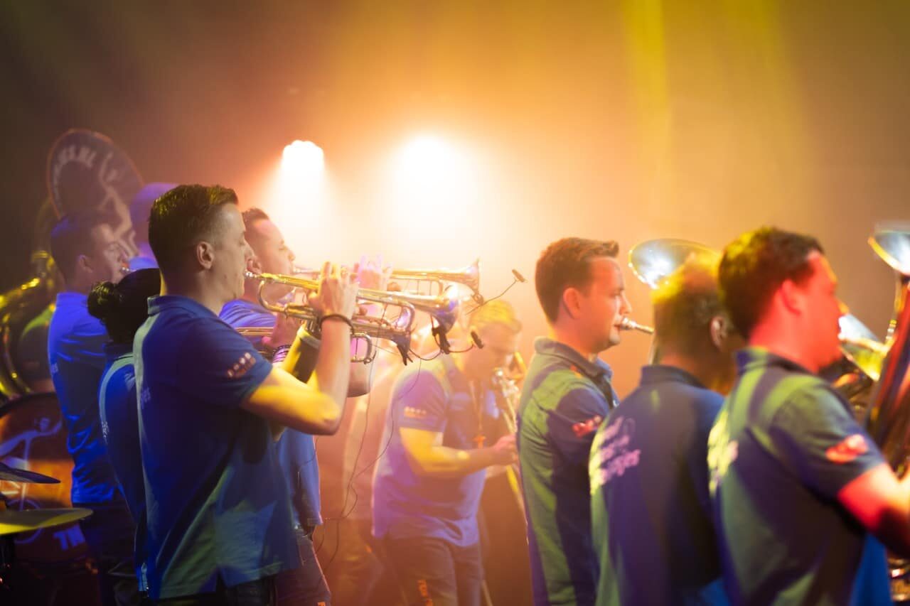 Trompetten in het podiumlicht